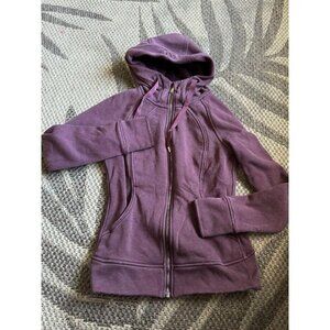 Lululemon Scuba Zip-Up High Neck Women's Sweater Magenta - Size 4 jacket
